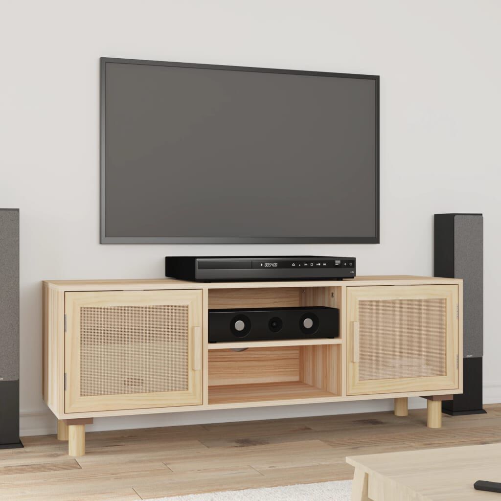 Tv stand brown and white deals