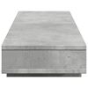 vidaXL Monitor Stand Concrete Grey 100x27x15 cm Engineered Wood