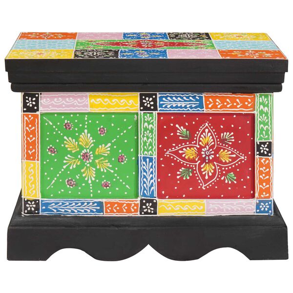 vidaXL Storage Box Multicolour 40 x 30 x 30 cm Solid Mango wood