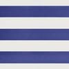 vidaXL Retractable Awning Blue and White 3x2.5 m Fabric and Aluminium