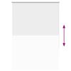vidaXL Roller Blind Blackout White 95x130 cm Fabric Width 90.7 cm Polyester