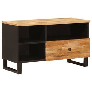 vidaXL TV Cabinet Brown 80 x 33 x 46 cm Solid Mango Wood
