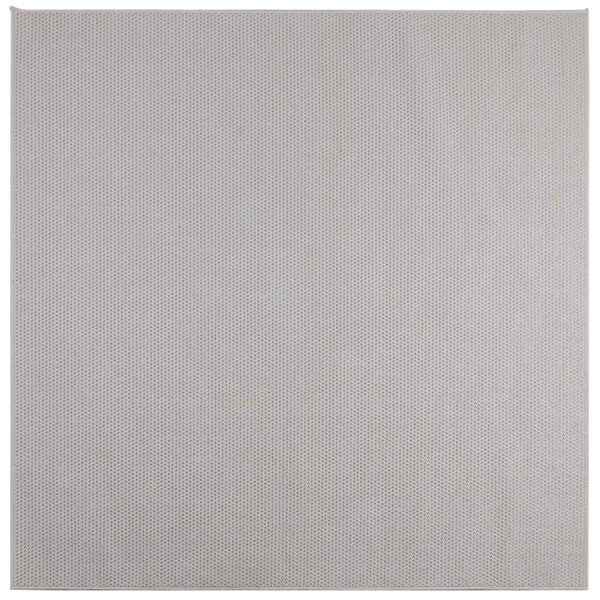 vidaXL Area Rugs Square LUGO Cream 240 x 240 cm Polyester