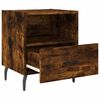 vidaXL Bedside Cabinets 2 pcs Smoked Oak 40x35x47.5 cm Engineered Wood