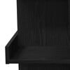 vidaXL Bar Table Black Oak 100 x 48 x 101.5 cm Engineered Wood