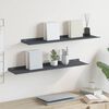 vidaXL Floating Shelf 2 pcs Anthracite 80 x 18 x 2.5 cm Steel