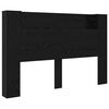vidaXL Headboard Black Oak Engineered Wood