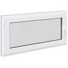 vidaXL Basement Window RISOR 120 x 60 cm PVC and Glass Anthracite