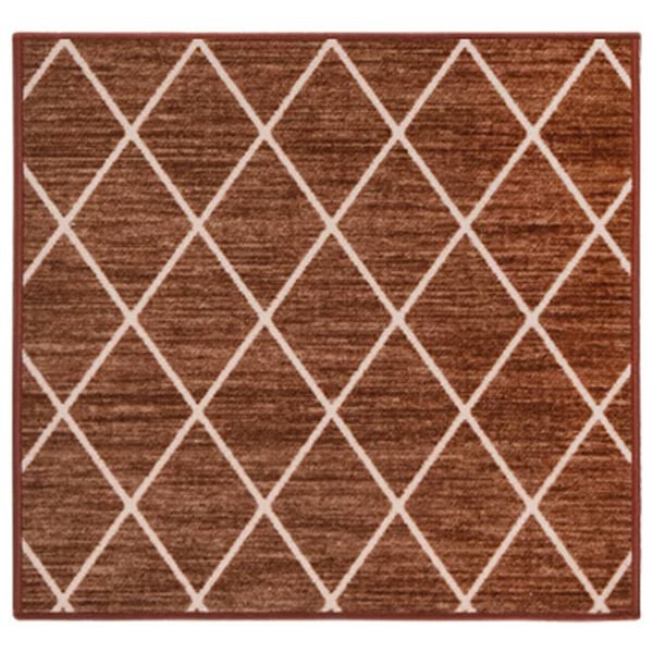 vidaXL Carpet Runner Dark Brown 80x100 cm