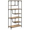 vidaXL Bookcase Artisan oak Engineered wood