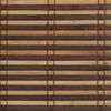 vidaXL Roller Blind with Curtains Manual Brown 110 x 220 cm Bamboo