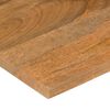 vidaXL Desk Top with Curve 110x50x2.5 cm Solid Wood Rough Mango
