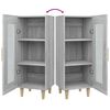 vidaXL Sideboard Grey Sonoma 34.5x34x90 cm Engineered Wood