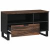 vidaXL TV Units with Drawer Walnut 80 x 33 x 46 cm Engineered wood