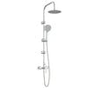 vidaXL Shower System Chrome Stainless Steel 21 x 48 x 112 cm