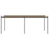vidaXL Gazebo with Retractable Roof 600x300x233 cm Taupe