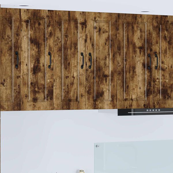 vidaXL Kitchen Cabinet Smoked Oak 30 x 31 x 80 cm Engineered Wood