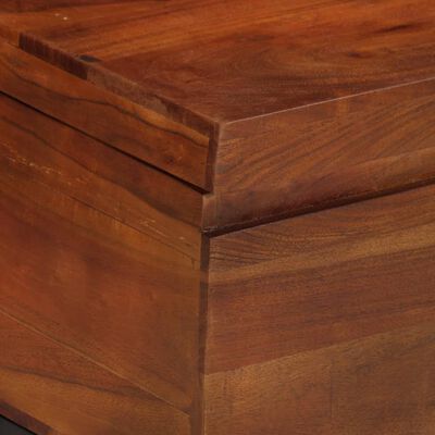 vidaXL Storage Trunk 110x35x41 cm Solid Acacia Wood