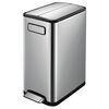 EKO Pedal Bin Ecofly 2x20 L Matte Silver