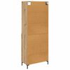 vidaXL Highboard Artisan Oak 69.5 x 34 x 180 cm Engineered Wood