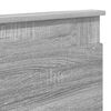 vidaXL Bed Frame Grey Sonoma 180 x 200 cm Solid Pine Wood