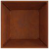 vidaXL Fire Pit Brown 60 x 60 x 30 cm Weather Steel