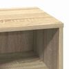 vidaXL Bedside Cabinet Sonoma Oak 50 x 34.5 x 50 cm Engineered wood