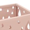 vidaXL Umbrella Stand Pink 15.5 x 15.5 x 49 cm Metal