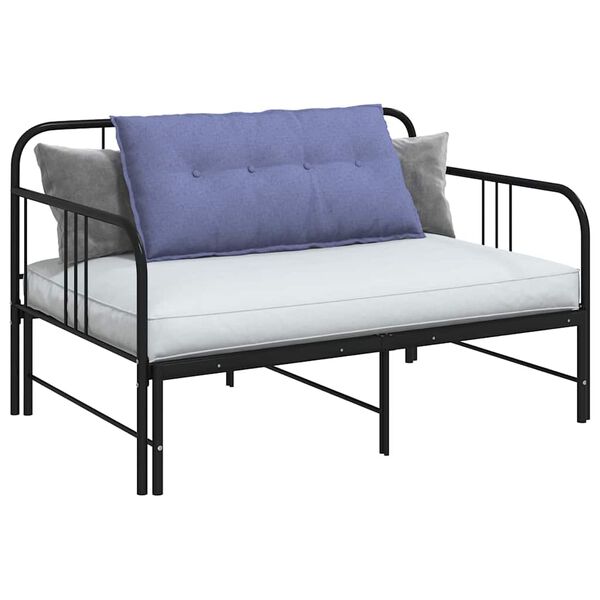 vidaXL Back Pillow Jeans Blue 100 x 19 x 50 cm Fabric