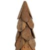 vidaXL Christmas Tree with Stand Brown 110 cm Solid teak wood