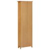 vidaXL Bookcase 52x22.5x170 cm Solid Oak Wood