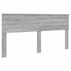 vidaXL Bed Frame Grey Sonoma 180 x 200 cm Solid Pine Wood