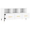 vidaXL TV Cabinet White 102x36x50 cm Engineered Wood