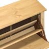 vidaXL Shoe Cabinet Corona 99x32x163.5 cm Solid Wood Pine