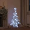 vidaXL Christmas Tree with 100 LEDs Cold white 120 cm Acrylic