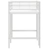 vidaXL Kids'Loft Bed Frame White 90 x 190 cm Steel