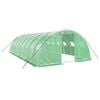 vidaXL Greenhouse with Steel Frame Green 32 m&sup2; 8x4x2 m