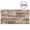 vidaXL 3D Wall Panels with Multicolour Brick Design 10 pcs EPS