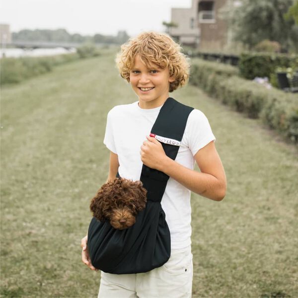 4Lazylegs Pet Carrier Pocket Basic Polyester 15 kg Black 1258