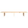 vidaXL Monitor Stand 100x27x15 cm Solid Wood Pine