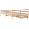 vidaXL Bed Frame without Mattress 140x190 cm Solid Wood Pine