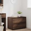 vidaXL Storage Cabinet Brown Oak 80 x 48 x 57 cm Engineered Wood