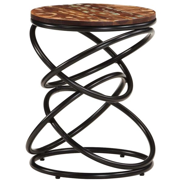 vidaXL End Table 40x40x52 cm Solid Reclaimed Wood