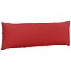 vidaXL Sofa Pillows 2 pcs Red 120 x 40 cm Fabric