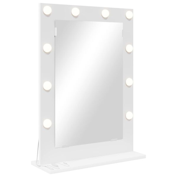 vidaXL Vanity Mirror White 70 x 50 x 18 cm Glass and Engineered wood