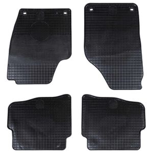 vidaXL Car Mat 4 pcs Black suitable for VW POLO 2001-2009 NS Rubber