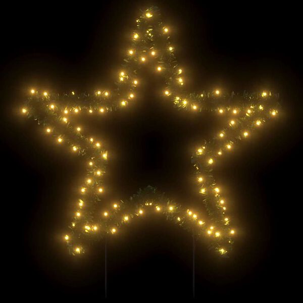 vidaXL Christmas Light Decoration with Spikes Star 115 LEDs 85 cm