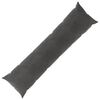 vidaXL Cushion Cover HEERLEN Dark Grey 40 x 145 cm Velvet