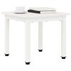 vidaXL Coffee Table White 40 x 40 x 36 cm Solid Pine Wood