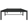 vidaXL Metal Bed Frame without Mattress Black 90x190cm
